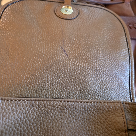 Michael Kors Brown Leather Tassel Backpack main image 6